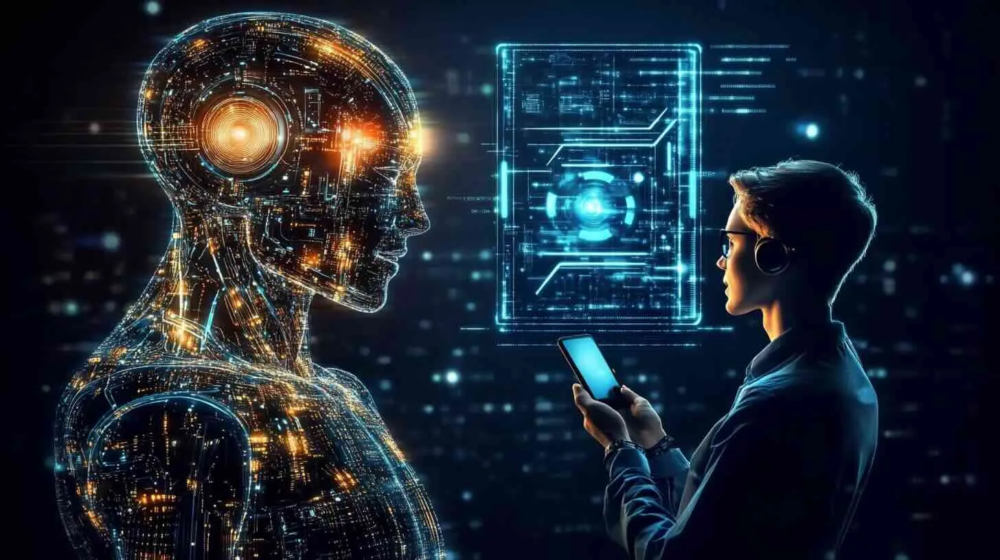 通話内容を解析する＋AIのイメージ